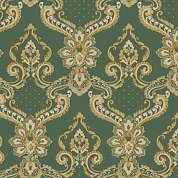Galerie Wallcoverings Product Code 42505 - Opulence Wallpaper Collection - Green Colours -  