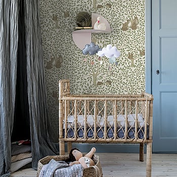 Galerie Wallcoverings Product Code 44111 - Apelviken 2 Wallpaper Collection - White Green Colours -  