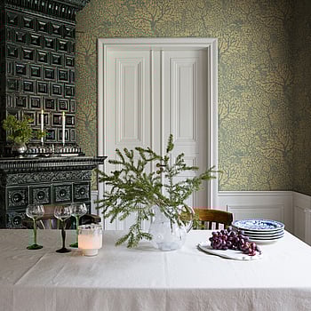 Galerie Wallcoverings Product Code 83107 - Hjarterum Wallpaper Collection - Green Colours -  