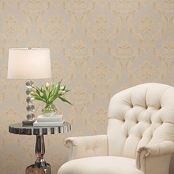 Galerie Wallcoverings Product Code 95121 - Ornamenta 2 Wallpaper Collection - Grey Beige Colours -  