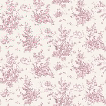 Galerie Wallcoverings Product Code AF37705 - Abby Rose 4 Wallpaper Collection - Plum Cream Colours -  