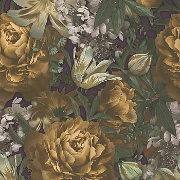 Galerie Wallcoverings Product Code BW51001 - Blooming Wild Wallpaper Collection - Yellow Cream Green Colours -  