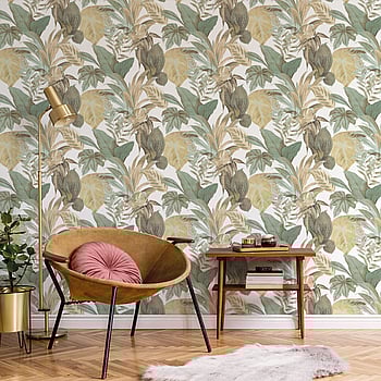 Galerie Wallcoverings Product Code CM27015 - Botanica Wallpaper Collection - Green Colours -  