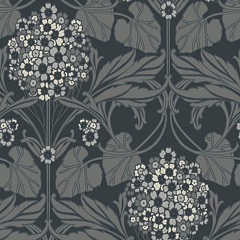 Galerie Wallcoverings Product Code ET12120 - Arts and Crafts Wallpaper Collection - Black Grey White Colours -  