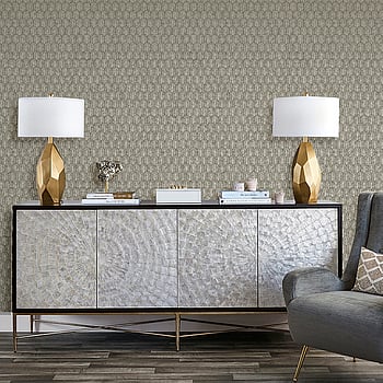 Galerie Wallcoverings Product Code F-VL6004 - Lustre Wallpaper Collection - Bronze Brown Colours -  