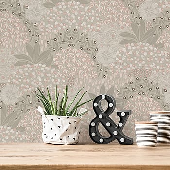 Galerie Wallcoverings Product Code FS72015 - Fusion Wallpaper Collection - Taupe   Pink Colours -  