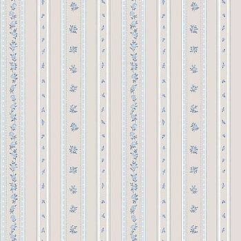 Galerie Wallcoverings Product Code G23221 - Floral Themes Wallpaper Collection - Blue Beige Colours -  