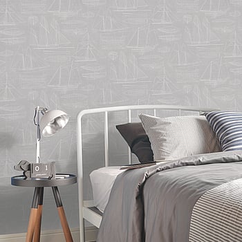 Galerie Wallcoverings Product Code G23328 - Deauville 2 Wallpaper Collection - Taupe Beige White Colours -  