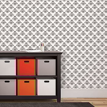 Galerie Wallcoverings Product Code G45365 - Grunge Wallpaper Collection - Grey Silver Black Colours -  