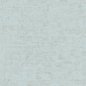 Galerie Wallcoverings Product Code G56207 - Nostalgie Wallpaper Collection - Blue Colours -  