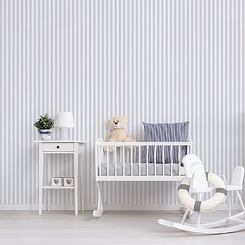 Galerie Wallcoverings Product Code G56517 - Just 4 Kids 2 Wallpaper Collection - Grey White Colours -  