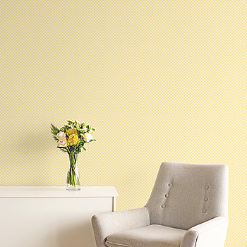 Galerie Wallcoverings Product Code G56665 - Small Prints Wallpaper Collection - Yellow White Colours -  