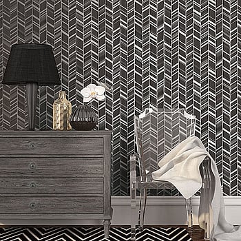 Galerie Wallcoverings Product Code G67716 - Special Fx Wallpaper Collection - Black Grey Silver Colours -  