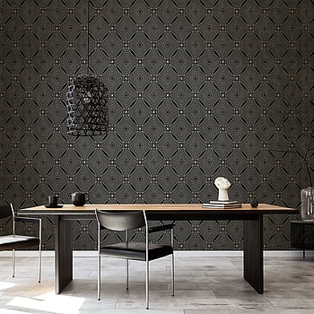 Galerie Wallcoverings Product Code G67732 - Special FX 2 Wallpaper Collection - Black Silver Colours -  