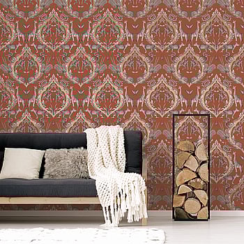 Galerie Wallcoverings Product Code G78312 - Bazaar Wallpaper Collection - Rust Colours -  