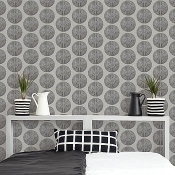 Galerie Wallcoverings Product Code G78330 - Bazaar Wallpaper Collection - Black Grey Colours -  