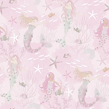 Galerie Wallcoverings Product Code G78390 - Tiny Tots 2 Wallpaper Collection - Pink Grey Glitter Colours -  