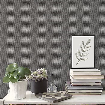 Galerie Wallcoverings Product Code GX37643 - Geometrix Wallpaper Collection - Black Colours -  
