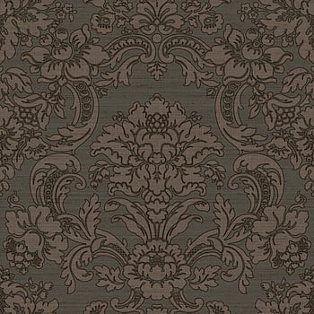 Galerie Wallcoverings Product Code IS33349 - Italian Silks And Damasks Wallpaper Collection - Black Colours -  