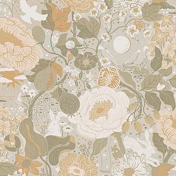 Galerie Wallcoverings Product Code S63015 - Sommarang 2 Wallpaper Collection - Grey, green Colours -  