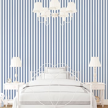 Galerie Wallcoverings Product Code ST36903 - Simply Stripes 3 Wallpaper Collection - Blue Colours -  