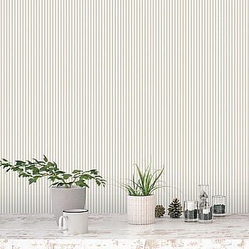 Galerie Wallcoverings Product Code ST36905 - Simply Stripes 3 Wallpaper Collection - Greige Colours -  