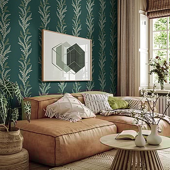 Galerie Wallcoverings Product Code TJ40514 - Mulberry Tree Wallpaper Collection - Green Colours -  