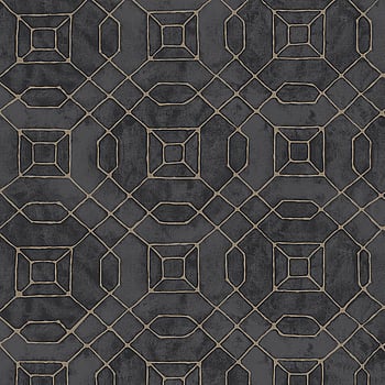 Galerie Wallcoverings Product Code W78218 - Metallic Fx Wallpaper Collection - Black Gold Colours -  